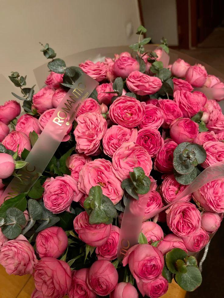 Professional floral arrangement in modern corporate setting